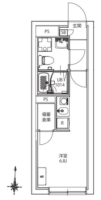 CITYWALK御殿山GRANDEの間取り