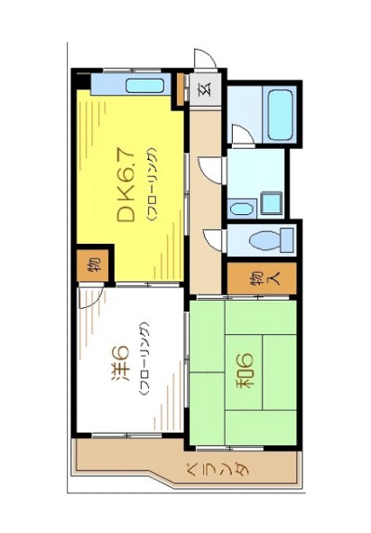 メゾンアゼィリアの間取り