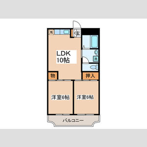 光栄マンションの間取り