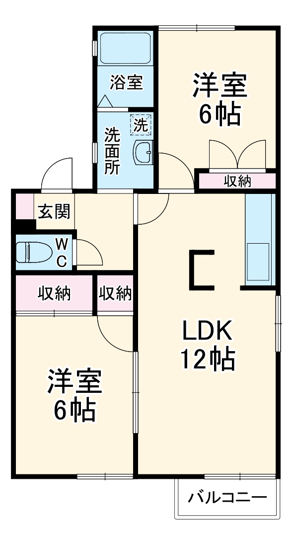 ベルパークの間取り