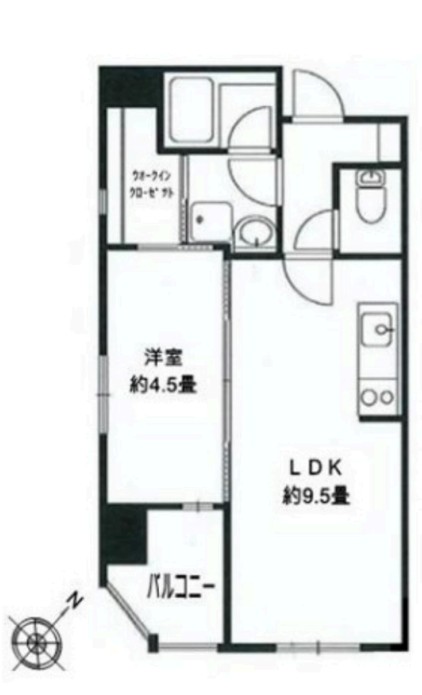 エフ・パークレジデンス東神奈川の間取り