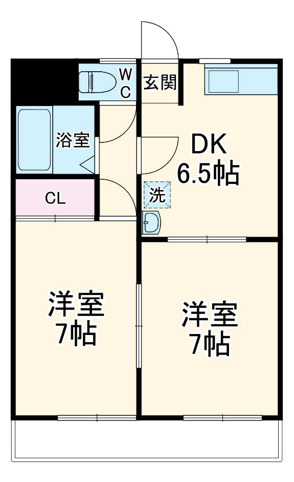 本野ケ原マンションの間取り