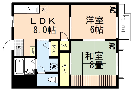 ドエル立石の間取り