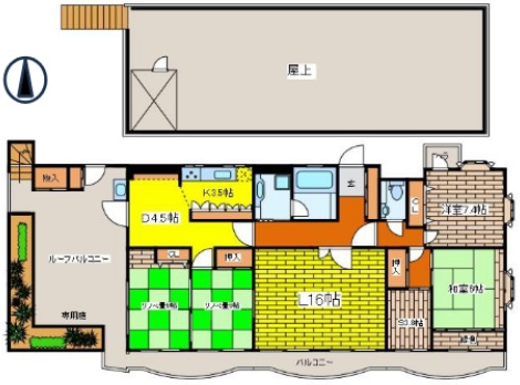 ウィズ八王子レジデンスの間取り