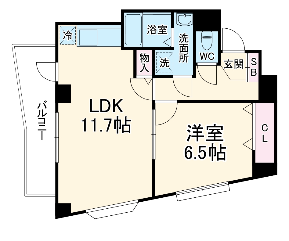 パレノール城山の間取り