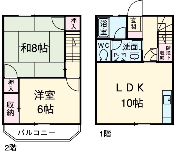 ビューパーク Cの間取り