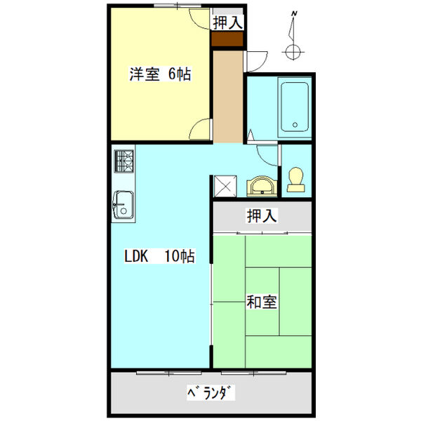 セジュールNARAの間取り
