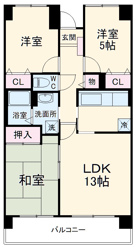 フェアール習志野の間取り