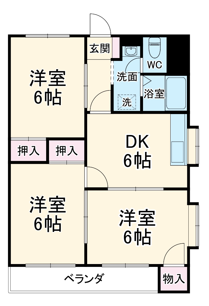 シャルマン１３３の間取り