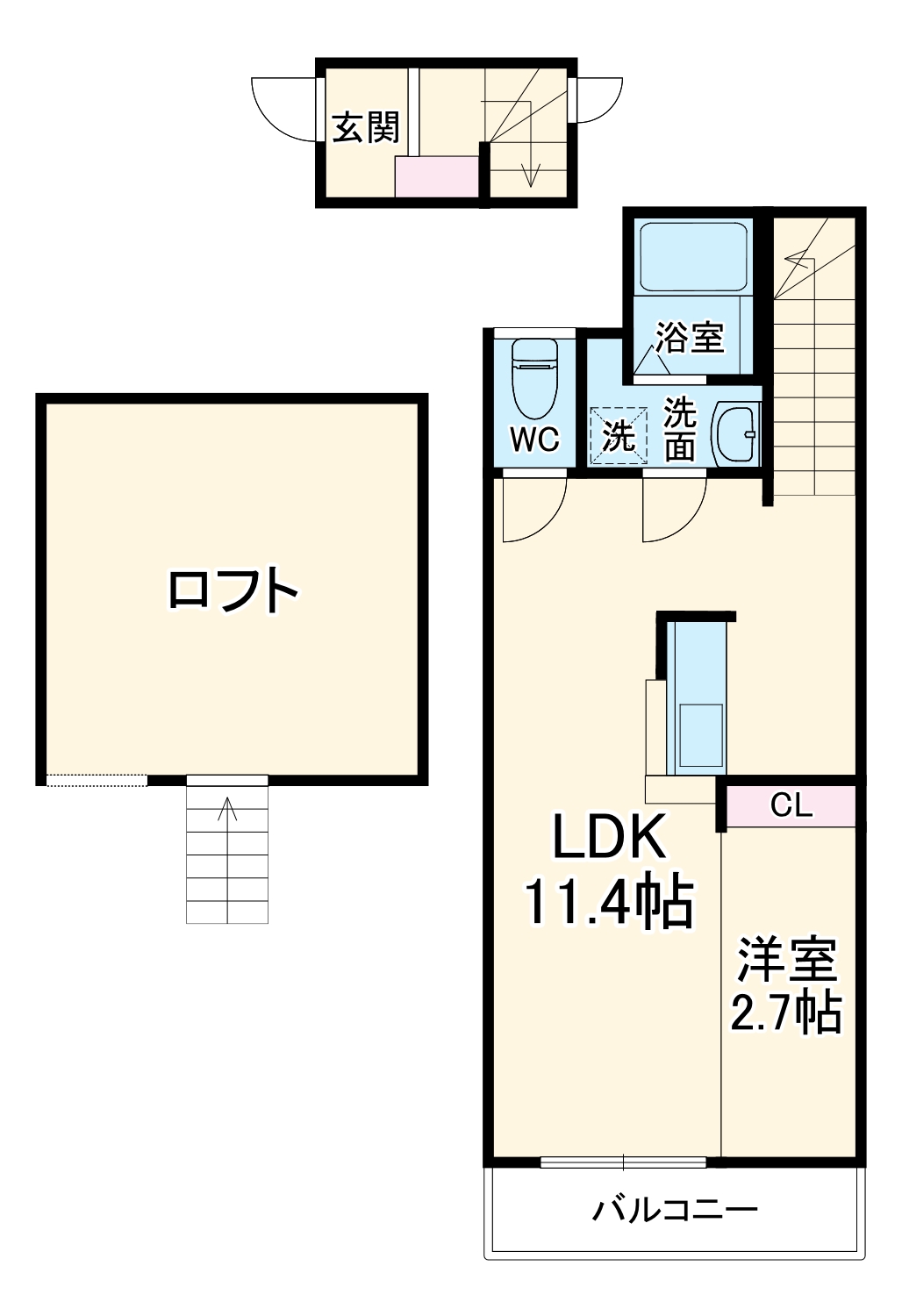 tj residence TOKOROZAWAの間取り