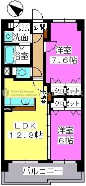 サンライト キャッスルの間取り