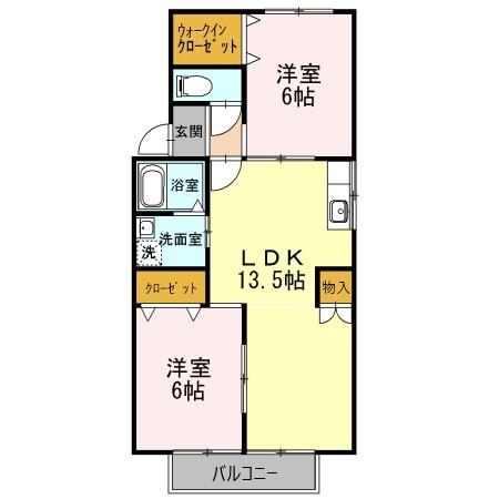 メゾン ノア Aの間取り