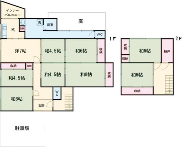 和泉市府中町戸建ての間取り