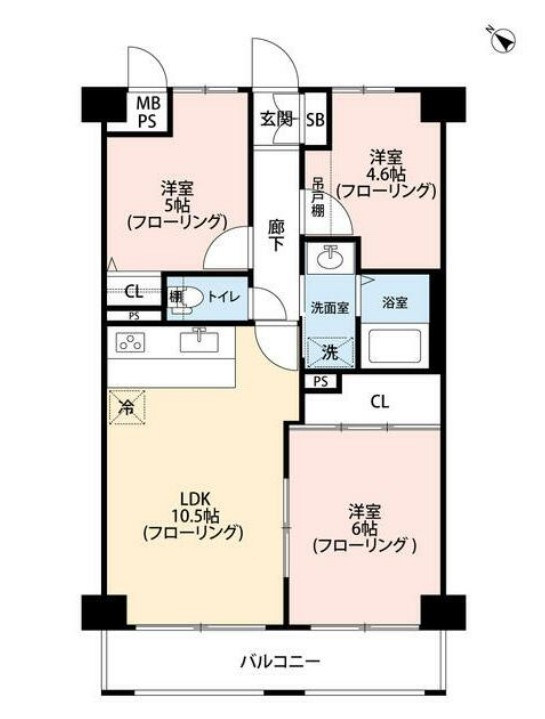 フローレンスパレス小机の間取り