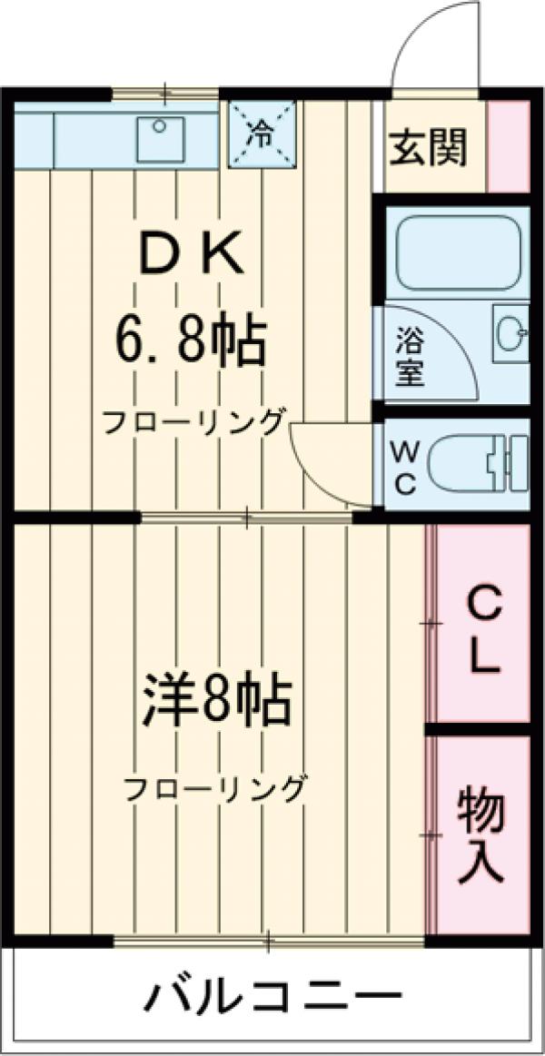 コーポタキの間取り