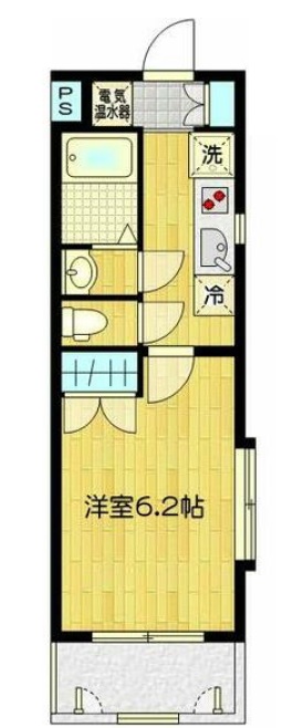 美好町の完工年月(2007年1月)築の賃貸マンションの間取り