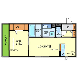 D-roomIZUMIの間取り