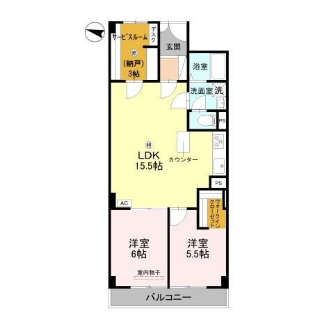 三ツ池台マンションの間取り