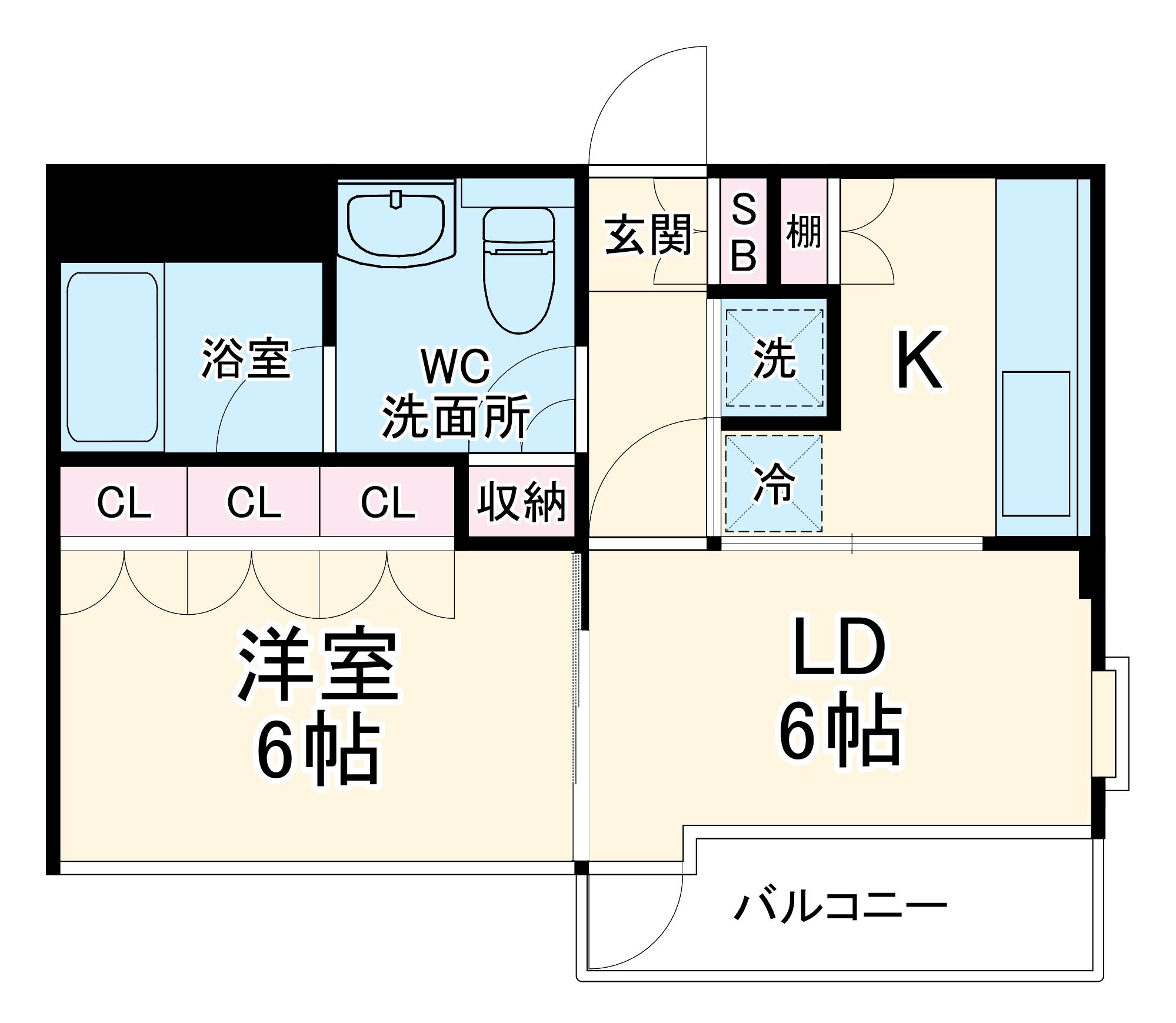 カーサ ミリオーレの間取り