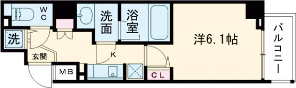 AXAS中野新江古田の間取り