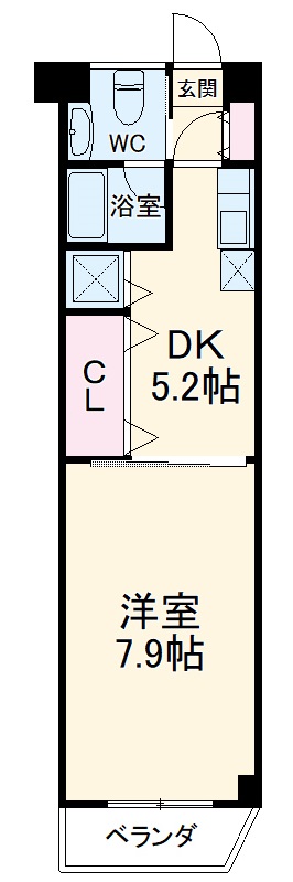 アドレス豊栄の間取り