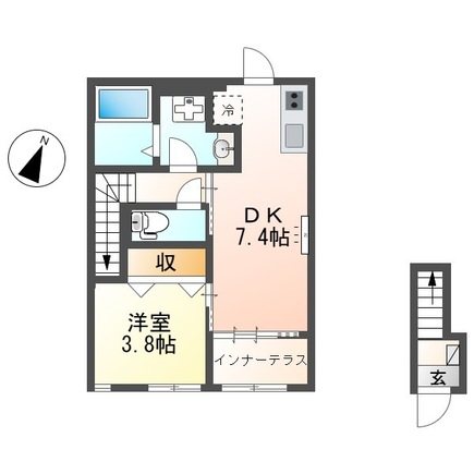 ヴェリテ昭島の間取り
