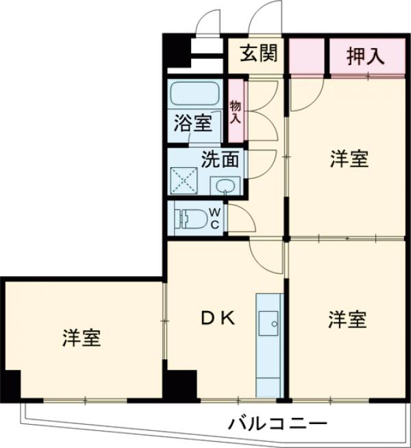 レジデンスツツミの間取り