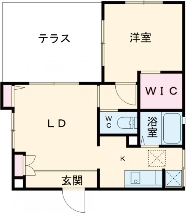 テールシェイプの間取り