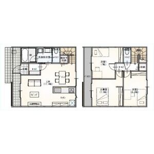 高浜市田戸町戸建賃貸の間取り