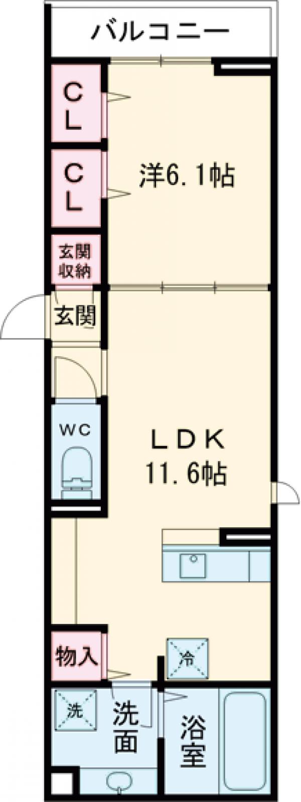 D-ASSET小金井本町の間取り