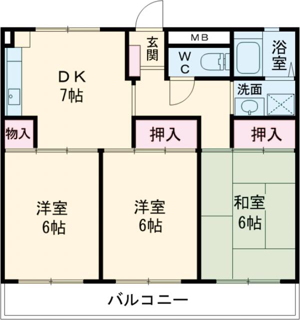 安河内ビルの間取り