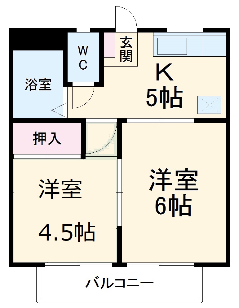 クレールマーサの間取り