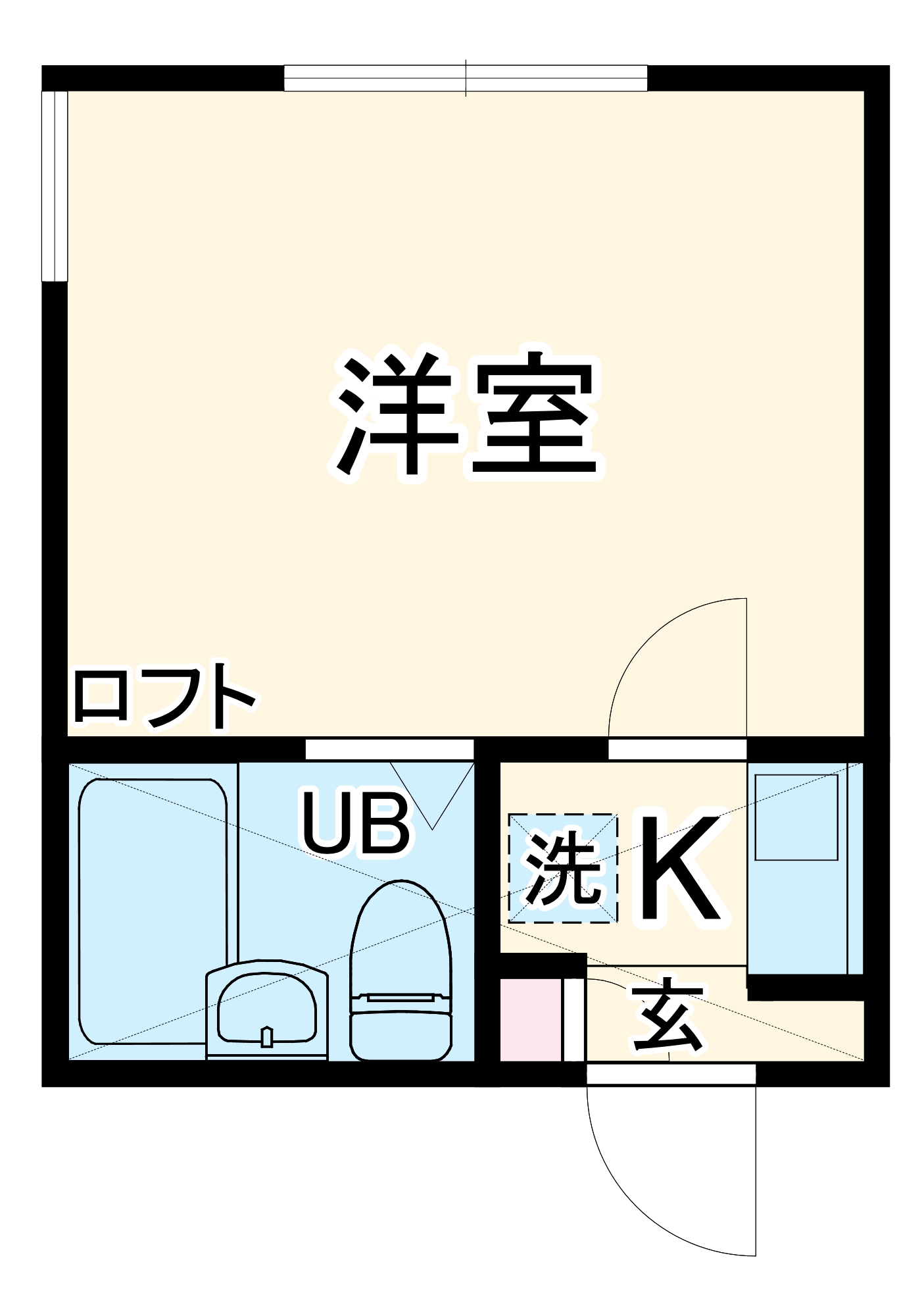 カーサピノの間取り