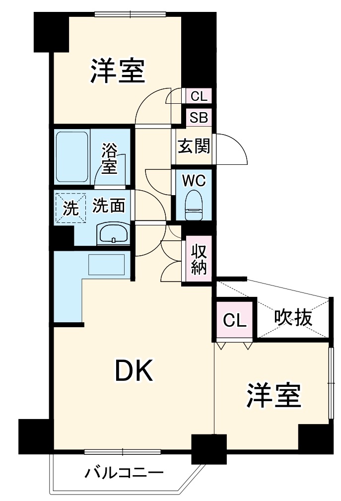 クリオ戸塚五番館の間取り