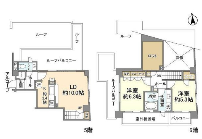 ラコント永福の間取り