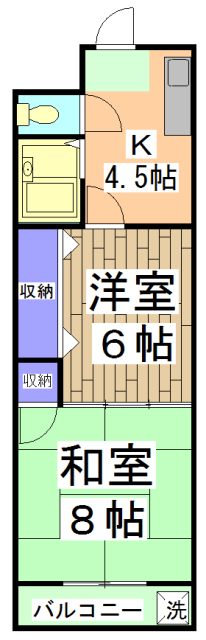 八文字屋ビルの間取り