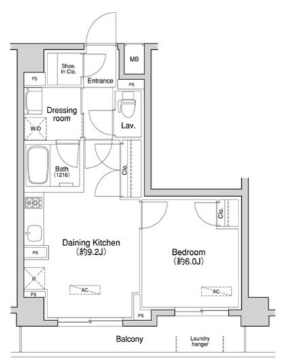 プライマル方南町の間取り