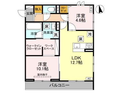 カームグロウの間取り