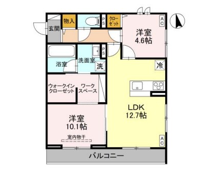 カームグロウの間取り