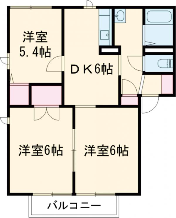 フォンテーヌAの間取り