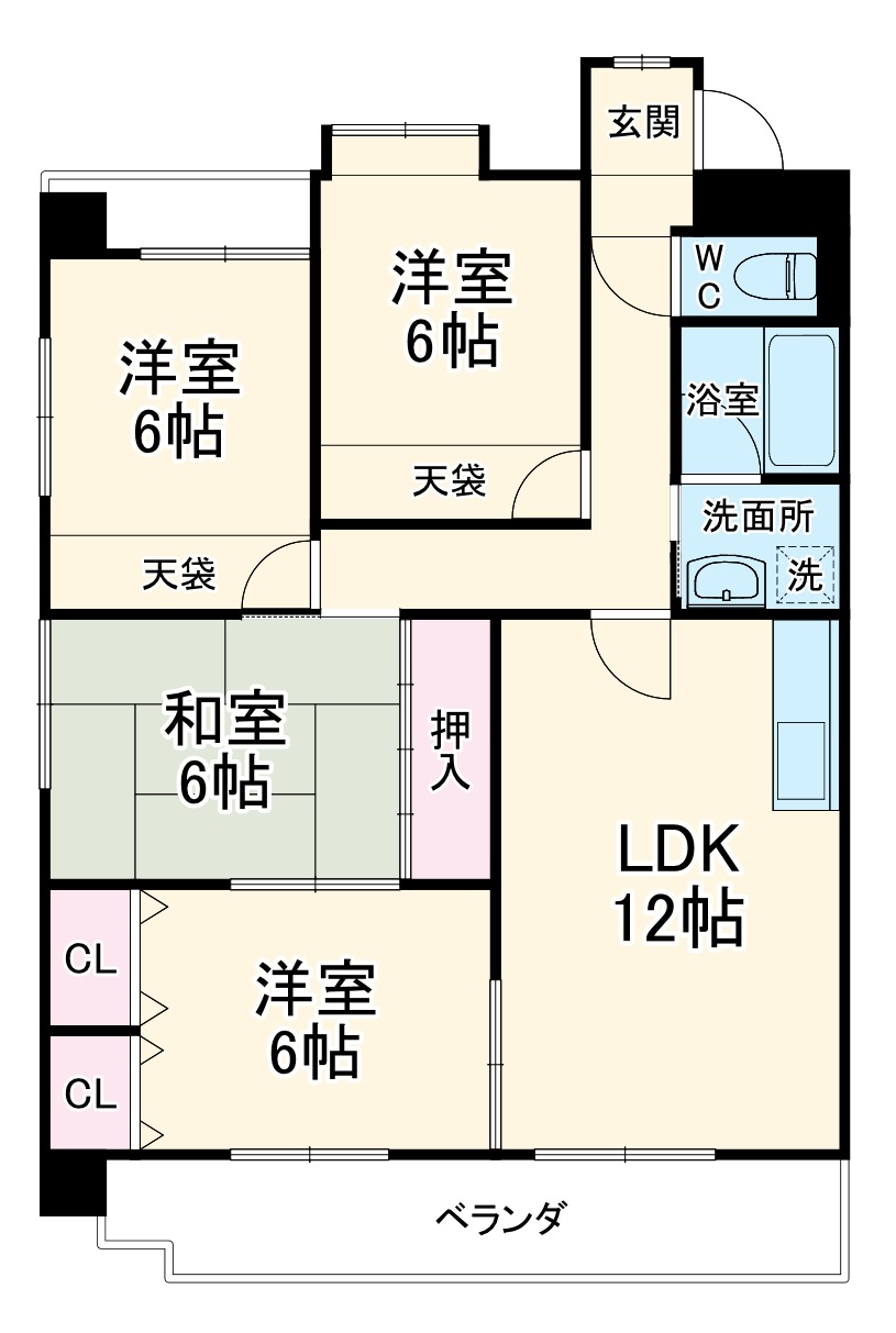 ホーム岩崎台の間取り