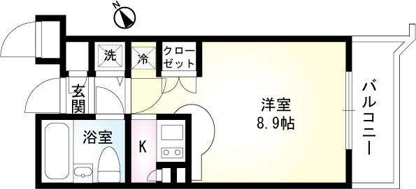 ローズマンションF-11番館の間取り