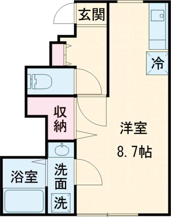 リブリ・kitakasaiの間取り