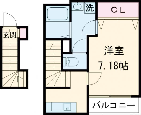 リブリ・kitakasaiの間取り