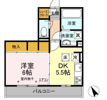 エーデルワイス検見川の間取り