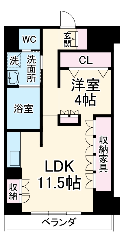 ロイヤルオーク栄セントラルプラザの間取り