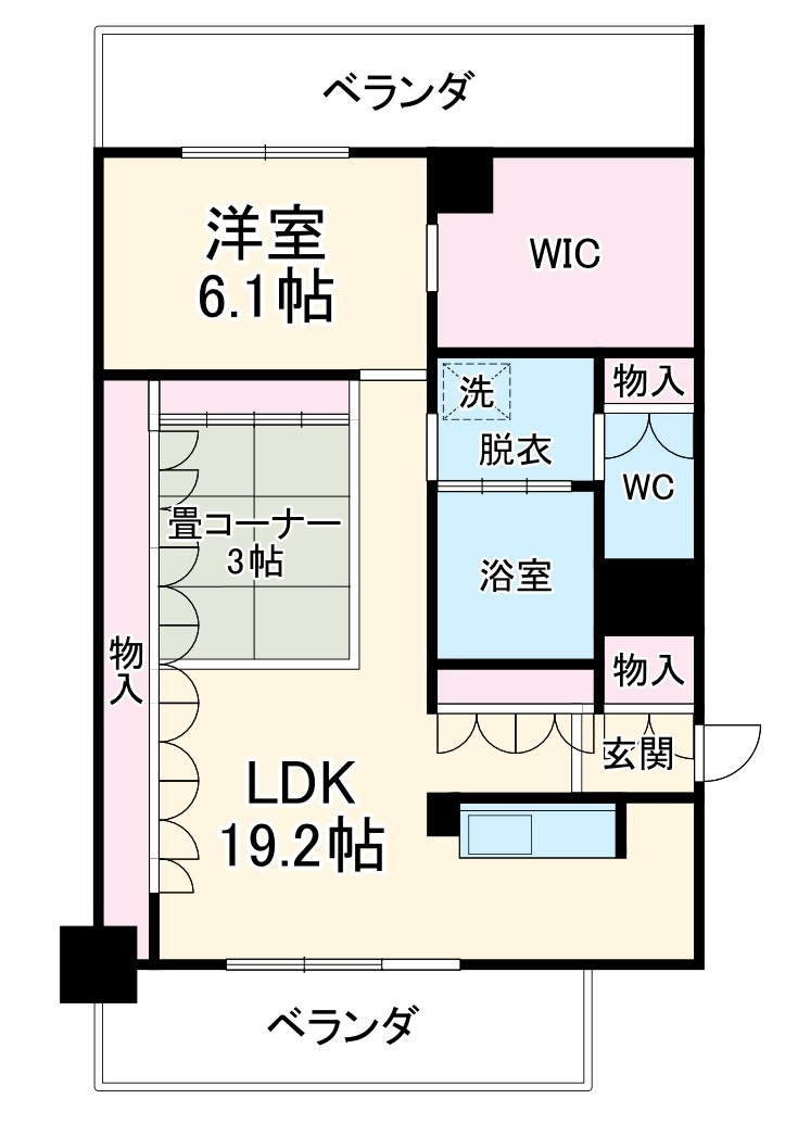 ロイヤルオーク栄セントラルプラザの間取り