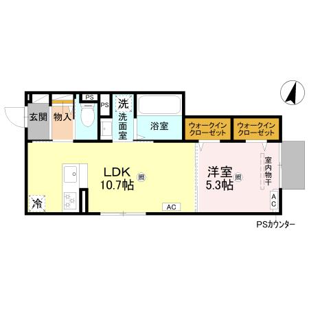 D-ROOM佐太中町の間取り