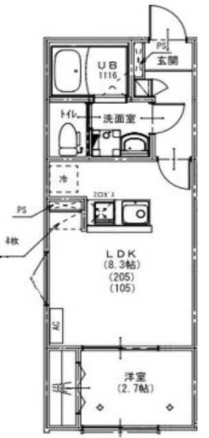 KEIAI RESIDENCE 西所沢Ⅲの間取り