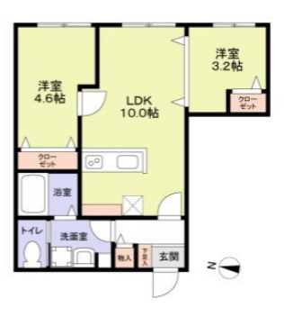 リザーブ北綾瀬の間取り